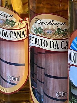 Rótulo da Cachaça Espírito da Cana